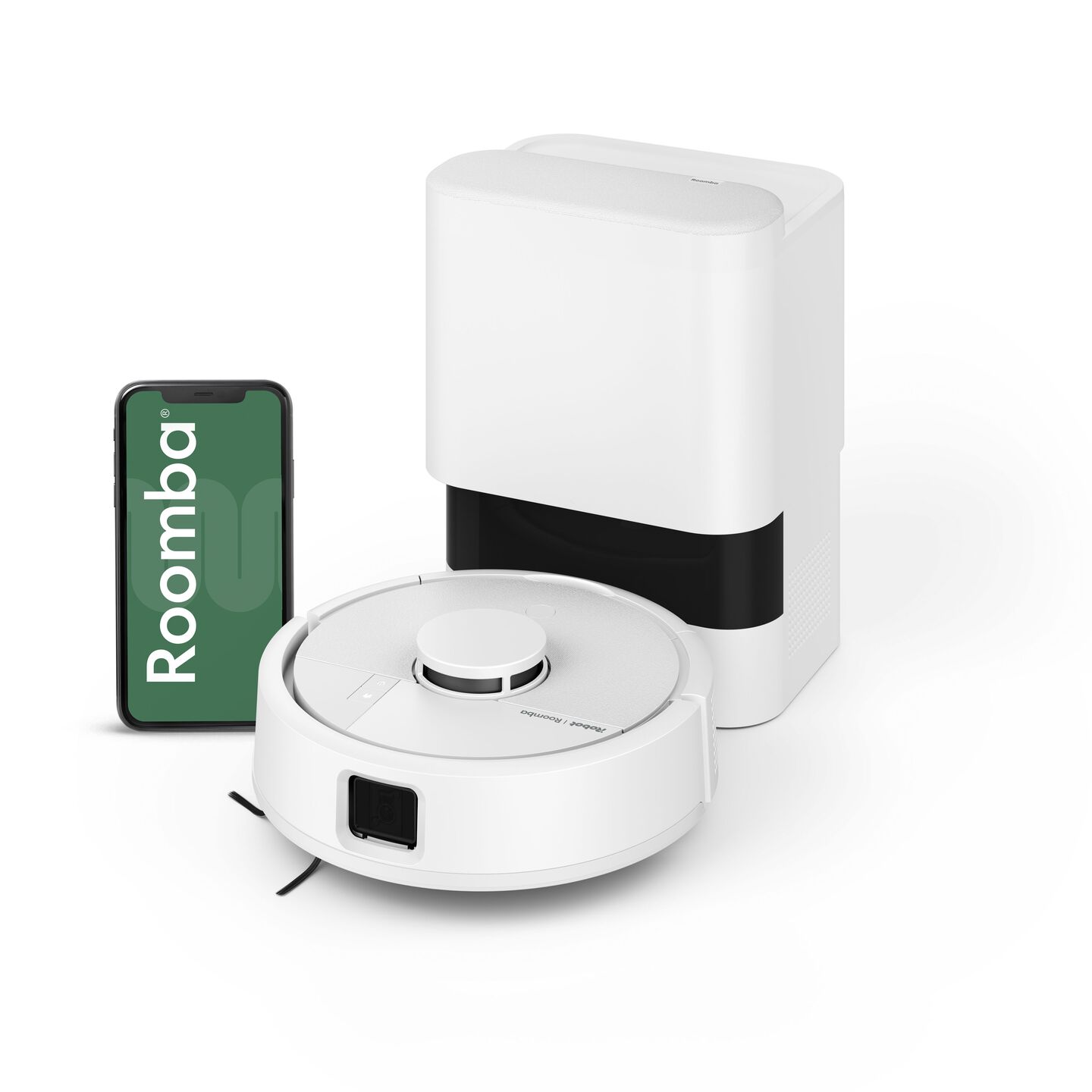 Roomba&reg;&nbsp;Mini robot aspirateur et laveur + base AutoEmpty&trade; &mdash; Noir