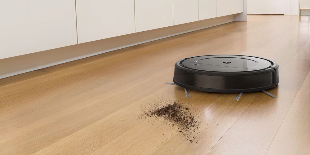 Un Roomba® dans une cuisine