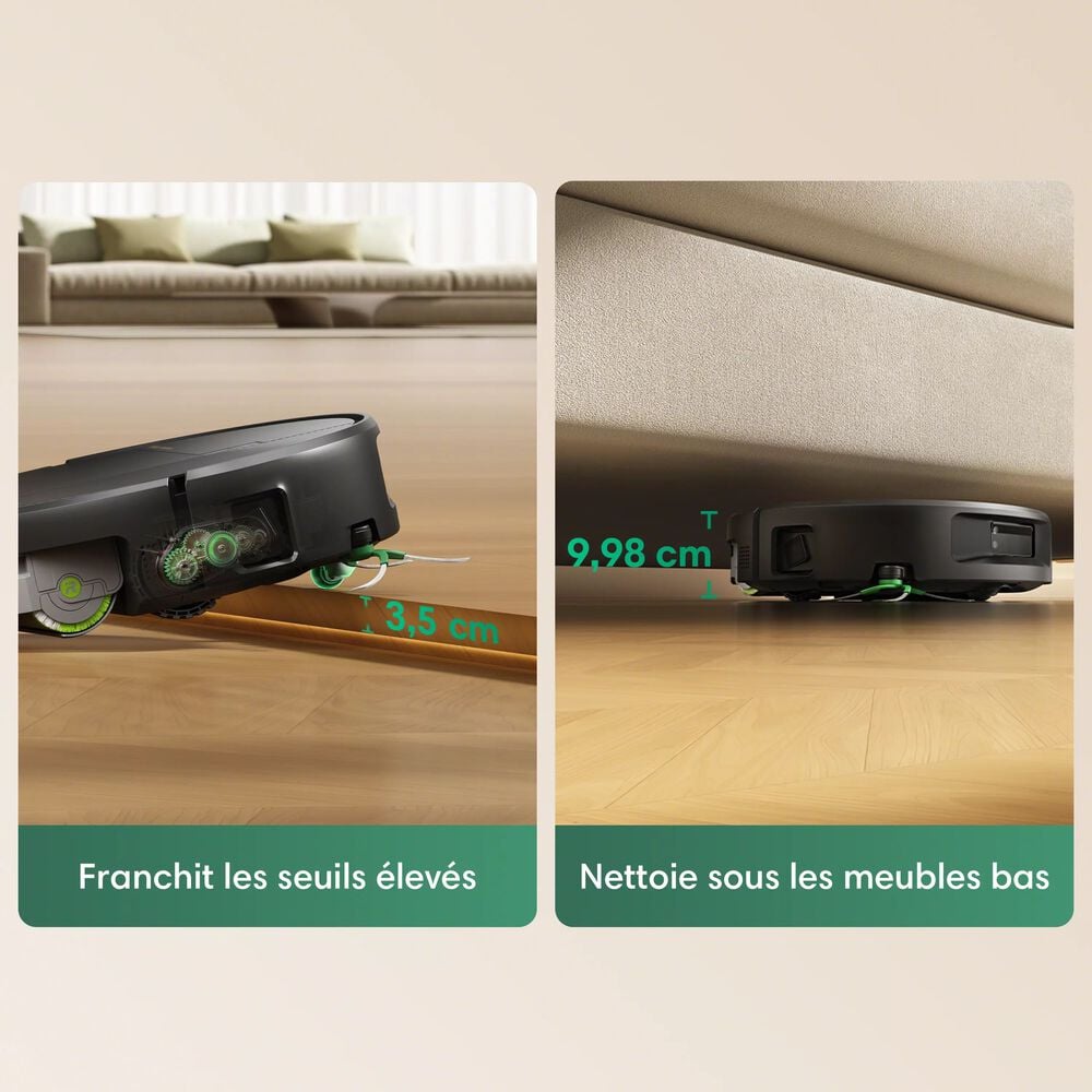 Nettoyage ininterrompu dans tout votre domicile