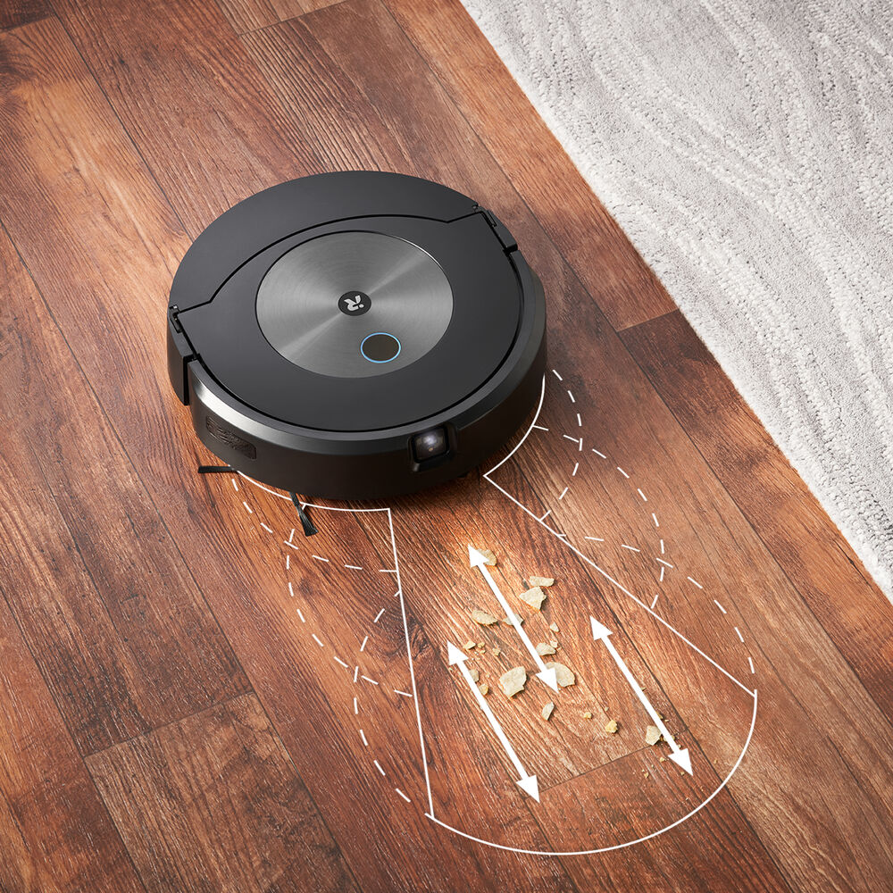 Robot aspirateur et laveur de sols Roomba Combo® j7+, 3x sacs d'élimination  de la saleté + solution de nettoyage