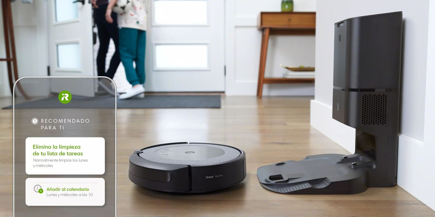 Un robot Roomba con la capacidad de ser programado desde el teléfono