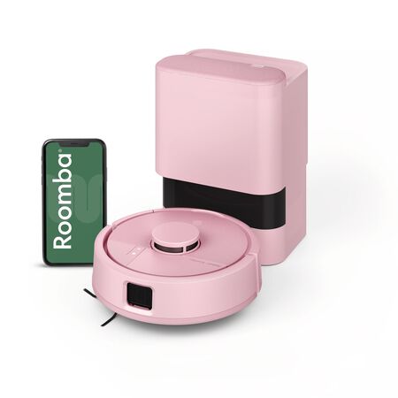 Roomba&reg;&nbsp;Mini robot aspirateur et laveur + base AutoEmpty&trade; &mdash; Rose