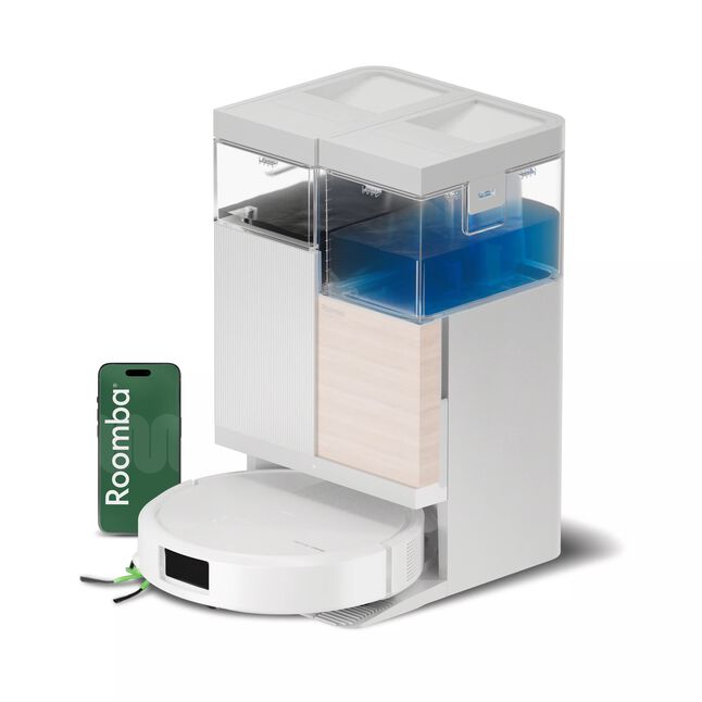 Roomba&reg; Plus 575 Combo Robot + AutoWash&trade; Dock - White