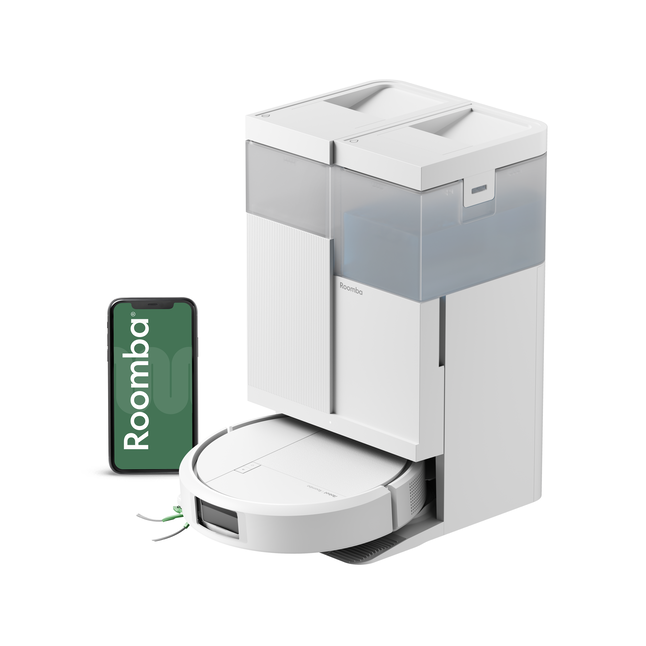 Robot Roomba&reg; Plus&nbsp;515 Combo + base AutoWash&trade; - Blanc