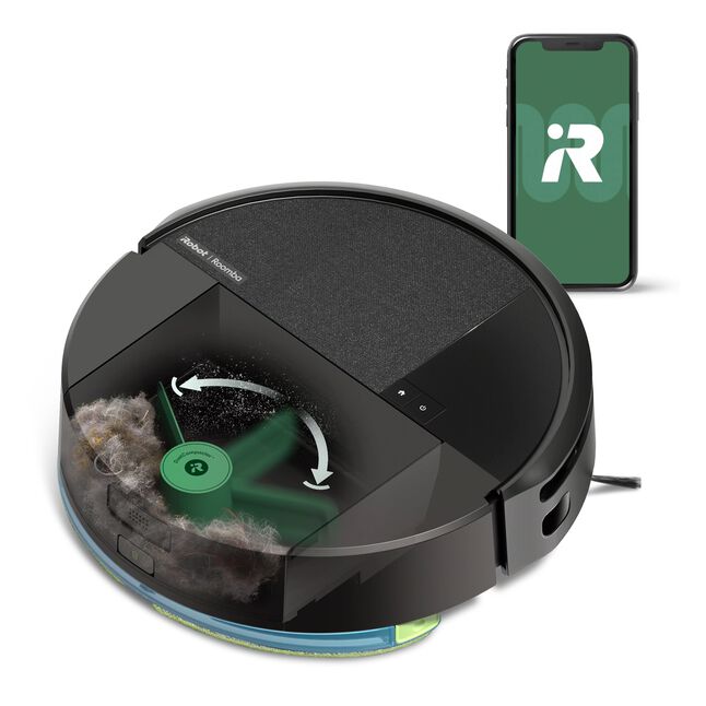 Roomba&reg; Combo 205 DustCompactor&trade; &ndash; Preto, , large image number 1