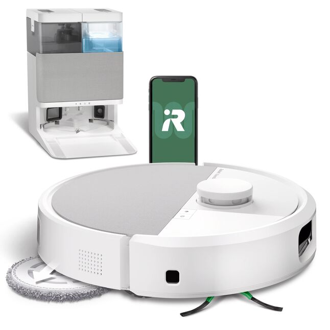 Robot Roomba&reg; Plus 505 Combo con Base AutoWash&trade; - Blanco