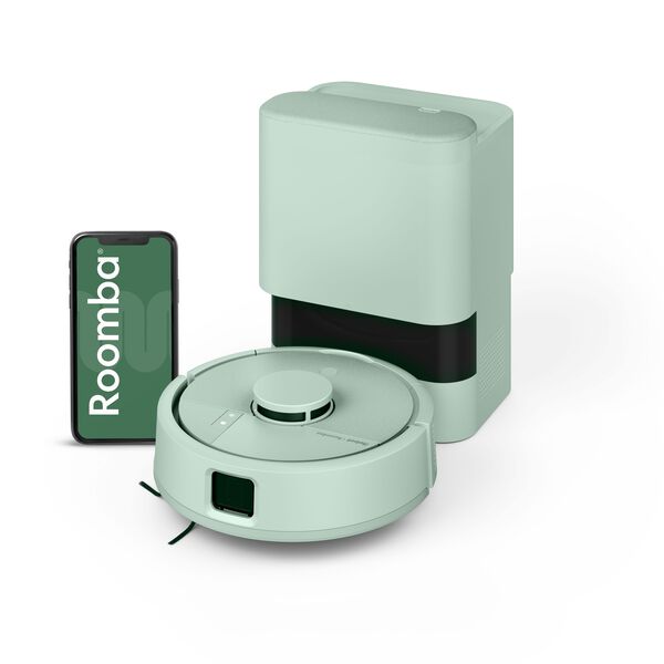 Roomba&reg; Mini robotstofzuiger en dweilrobot + AutoEmpty&trade; Dock - Mintgroen