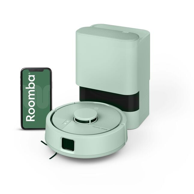 Roomba&reg; Mini robotstofzuiger en dweilrobot + AutoEmpty&trade; Dock - Mintgroen