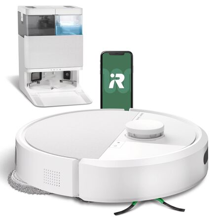 Robot Roomba&reg; Plus&nbsp;405 Combo + base AutoWash&trade; - Blanc