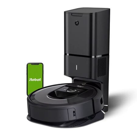 Aspirateur robot Roomba&reg;&nbsp;i7+ avec syst&egrave;me d&rsquo;autovidage connect&eacute; au Wi-Fi