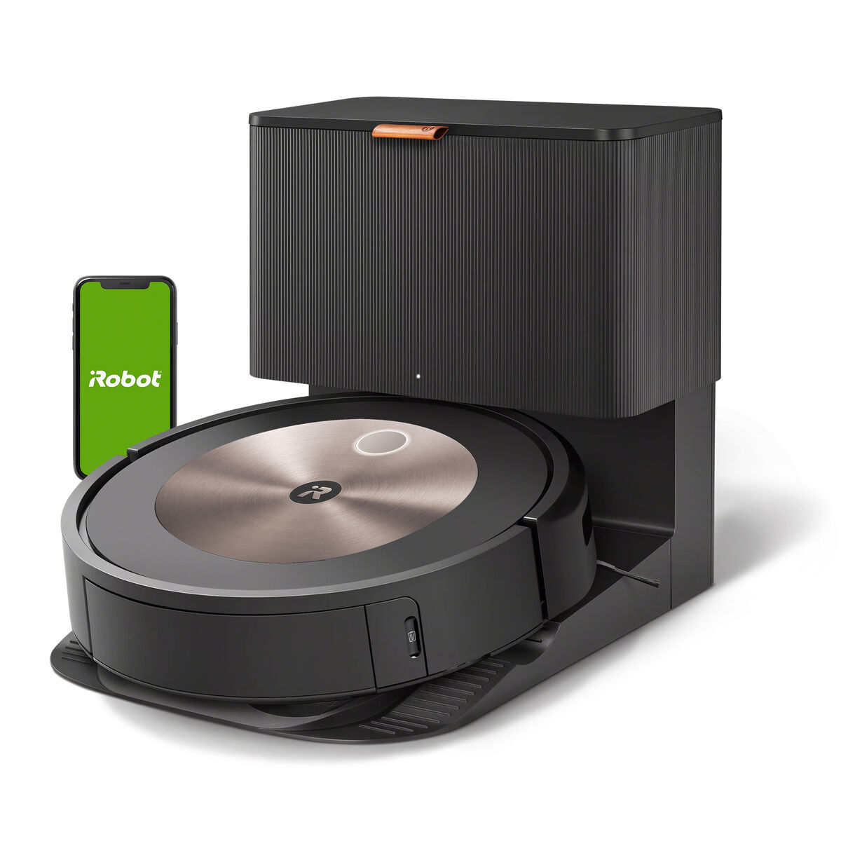 Aspirateur robot avec système d’autovidage Roomba® j7+ connecté au Wi-Fi, , large image number 0