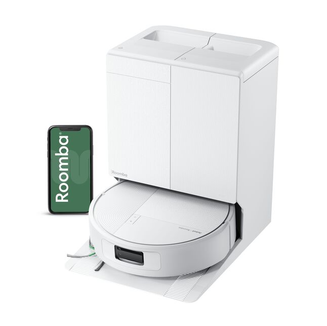Robot Roomba&reg; Plus&nbsp;675&nbsp;Combo + base AutoWash&trade; - Blanc
