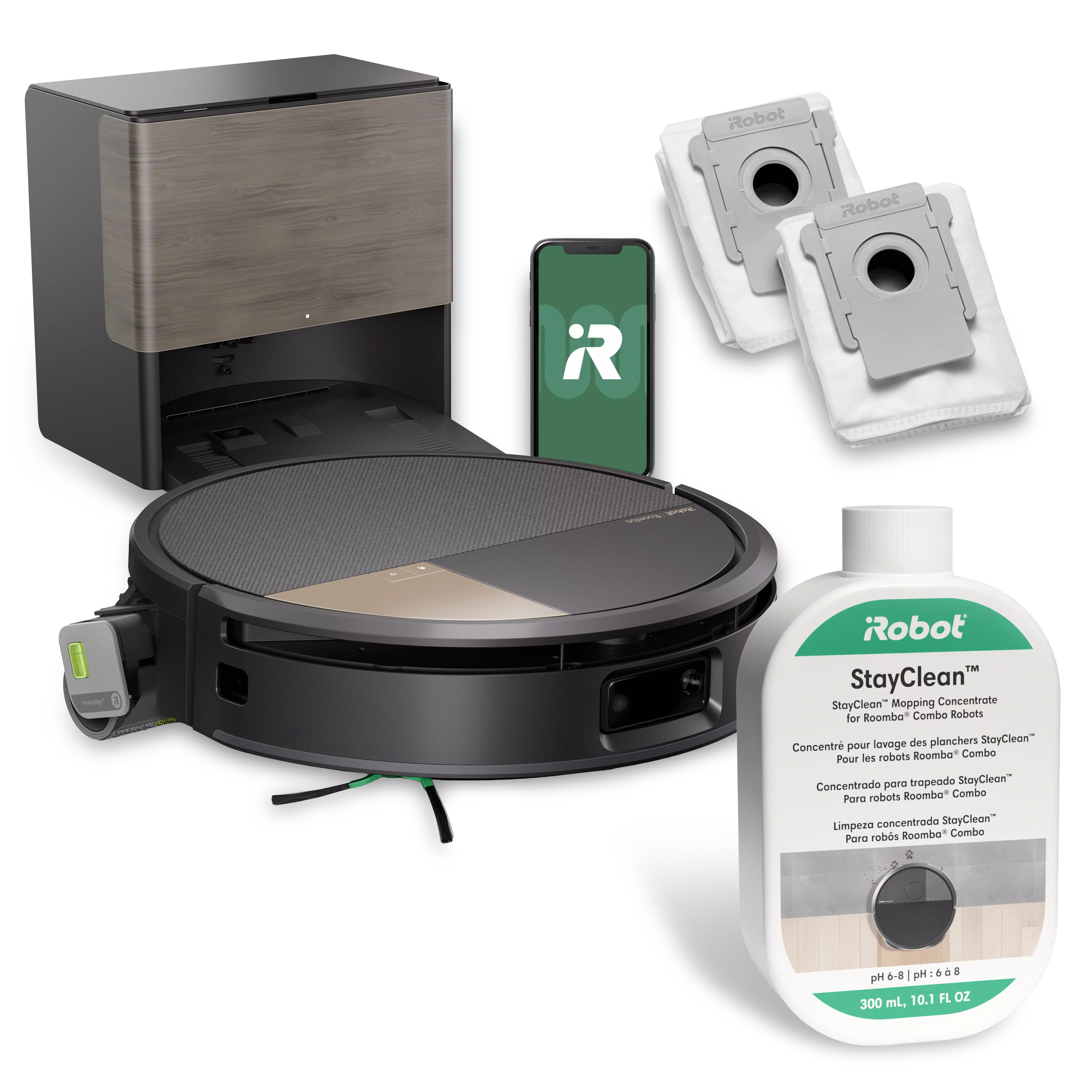 Roomba® Max 705 Combo Robot + AutoWash Dock - Zwart