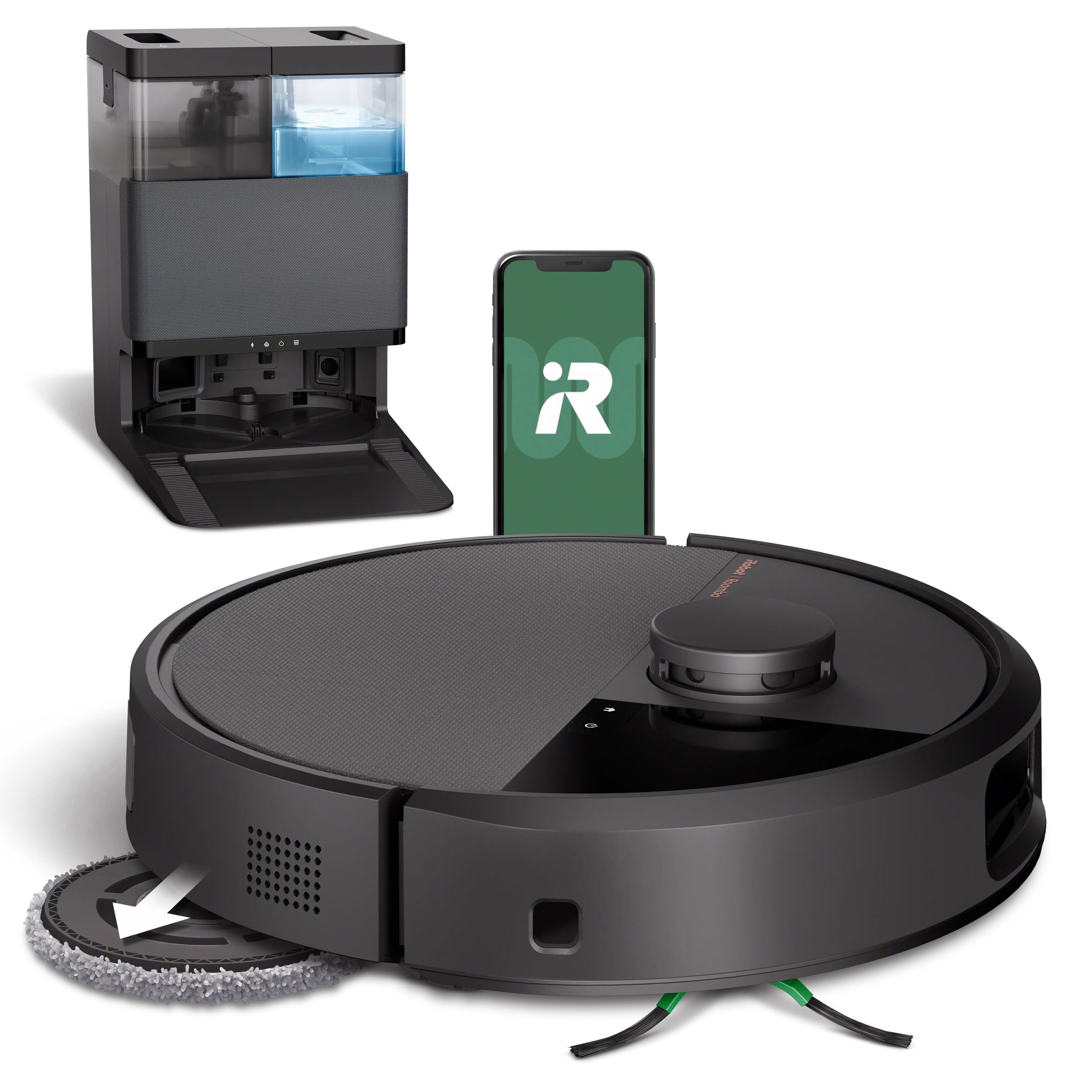 Roomba® Plus 505 Combo Robot + AutoWash™ Dock - Black